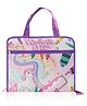 Echo Boomers A4 Kids Drawing Bag | Art & Stationery Organizer with Zipper Pocket (Creativity Vs You) Unicorn Theme