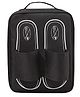 Echo Boomers Travel Shoe Bags Multipurpose Portable Travelling Shoe Holder Storage Bag Footwear Organiser Pouch (Black)