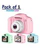 ADKD Kids Digital Camera with LCD Screen, Rechargeable & Shockproof Toy Camera for Children 3+ Years (Pink)