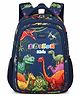 Frantic 16 Inches Quality Blue Edison Jurassic school bag for Kids