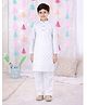 BownBee Cotton Woven Full Sleeves Abstract Printed Kurta & Pyjama Set  - White