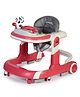 PLAYROOTS Musical Car Walker for Baby with Adjustable Height & Speed Adjustment Wheels - Pink