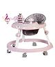 PLAYROOTS Multifunctional Butterfly Walker with Removable Musical Tray & 2 Level Height Adjustment - Pink