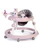PLAYROOTS Multifunctional Rabbit Face Walker with Removable Musical Tray & 2 Level Height Adjustment - Pink