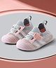 ONYC Mesh Detailed Velcro Closure Booties - Peach