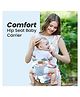 Angels & Mice Comfort Ergonomic Baby Carrier with Hip Seat for Newborn to Toddler , 5-in-1 Carry Positions , Up to 20 kg , Breathable Mesh , Wide Hip Seat , Shoulder Support -Grey