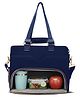 Vaya Zaelia Laptop Bag for Women, Office Tote Bag with Insulated Lunch Compartment & Padded Laptop Sleeve - Navy