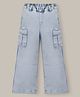 Cherry Crumble By Nitt Hyman Denim Woven Solid Summer Jeans - Blue