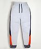 Cherry Crumble By Nitt Hyman Knit Colour Blocked Track Pant - Grey