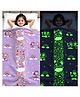 Famyo Purple Mira Glow in the dark Blanket for Kids