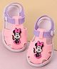 Yellow Bee Disney Featuring Minnie Mouse Applique Detailed Buckle Closure Sandals - Pink