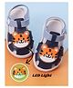 Yellow Bee LED Tiger Applique Detailed Sandals - Navy Blue
