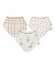 Crane Baby Muslin Bandana Bib Set Charlie Collection, Pack of 3 - Goose