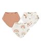 Crane Baby Muslin Bandana Bib Set Parker Collection, Pack of 3 - Buterfly