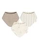 Crane Baby Muslin Bandana Bib Set Avery Collection, Pack of 3 - Bunny