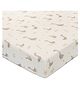 Crane Baby 100% Cotton Charlie Collection Muslin Crib Fitted Sheet - Goose