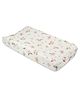 Crane Baby Parker Collection Quilted Change Pad Cover - Butterfly