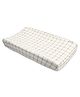Crane Baby Avery Collection Quilted Change Pad Cover - Check