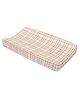 Crane Baby Charlie Collection Quilted Change Pad Cover - Plaid