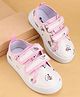 Cute Walk by Babyhug Velcro Closure Casual Shoes with Bear Print - Beige