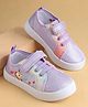 Cute Walk by Babyhug Velcro Closure Casual Shoes with Unicorn Embroidery - Purple