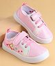 Cute Walk by Babyhug Velcro Closure Casual Shoes with Unicorn Embroidery - Pink