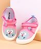 Cute Walk by Babyhug Velcro Closure Printed Casual Shoes  - Pink