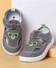 Cute Walk by Babyhug Velcro Closure Casual Shoes with Embroidery - Grey