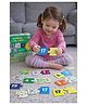 Oskart kids number matching card game with 20 pairs, educational flash card learning toy, montessori style activity for kids, premium quality educational toys