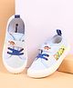 Cute Walk by Babyhug Velcro Closure Casual Shoes with Dino Print - Blue