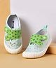 Cute Walk by Babyhug Velcro Closure Casual Shoes with Heart Print - Green