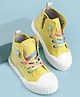 Cute Walk by Babyhug Laced Up Casual Shoes with Lace Detailing - Yellow