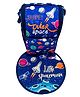 Echo Boomers Kids Lunch Bag with Round Table Mat| Space Navy Print | Fun School Lunch Set for Boys & Girls