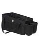Dooky Back Seat Basket for kids  Foldable Car Storage Organizer with Multi Compartments  Black