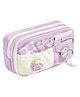FunBlast Aesthetic Kawaii Multi Compartment Zipper Pouch for Kids -Pack of 1 (Purple)