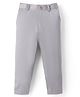 Rikidoos Cotton Woven Full Length Solid Trouser - Grey