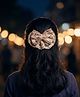 Funkrafts Bow Applique Detailed Lace Embellished Alligator Clip - Beige