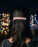 Funkrafts Set Of 3 Beads & Stones Embellished Hair Clips - Multi Color
