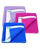 Bumpers Polycotton Baby Bed Protecting Mat - Royal Blue, Rani Pink, Violet
