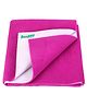 Bumpers The Baby Co. Anti-Piling Fleece Extra Absorbent Instant Dry Sheet, Baby Bed Protector, Waterproof Sheet, Small (70cm x 50cm) - Pink