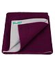 Bumpers Polycotton Baby Bed Protecting Mat - Plum