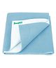 Bumpers Polycotton Baby Bed Protecting Mat - Light Blue