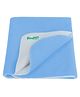 Bumpers The Baby Co. Polycotton Baby Bed Protecting Mat - Blue