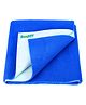 Bumpers The Baby Co. Polycotton Baby Bed Protecting Mat (Royal Blue, Free)