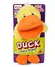 Hamleys 40cm Pugs & Play Duck Talking Hand Puppet, 3Y+, Yellow | Safe & Gift-Friendly