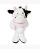 Hamleys Pugs & Play Cow Talking Hand Puppet, 3Y+, Black & White | Safe & Gift-Friendly