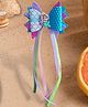 NYRA DESIGN STUDIO Mermaid & Bow Applique Detailed Hair Clips -Sea Green & Pink