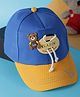 PASSION PETALS Teddy Applique Baseball Cap - Blue & Yellow  - Circumference - 46cm
