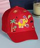 PASSION PETALS Elephant Applique Baseball Cap - Red - Circumference - 46cm
