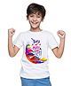 Itsmycostume Cotton Holi Theme Half Sleeves Bura Na Mano Holi Hai Text Printed Tee - White